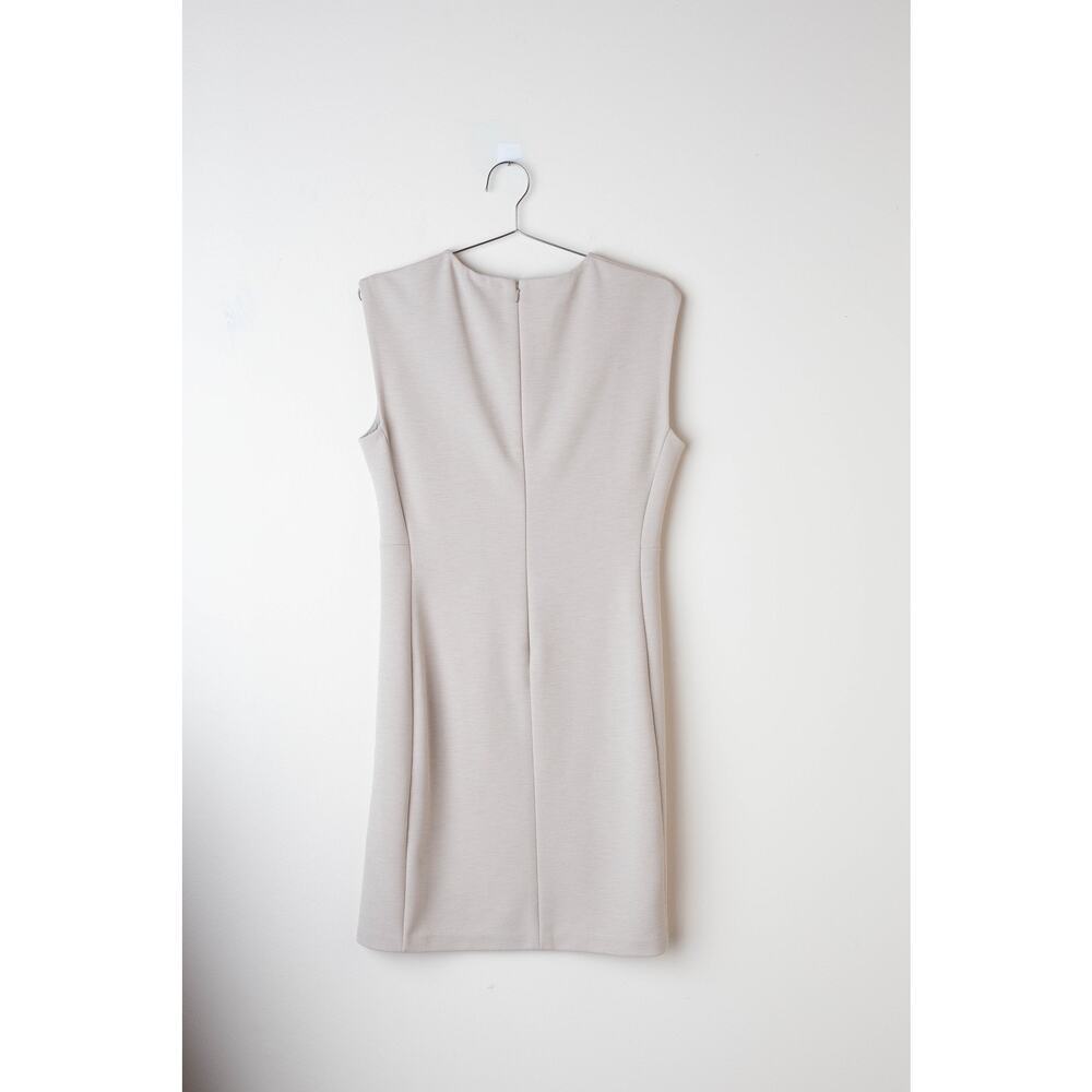 Club Monaco Cream Sculptural Mini Dress - Size 4 - Picture 4 of 8